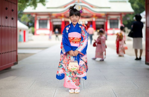 7歳の女の子の七五三の服装イメージ