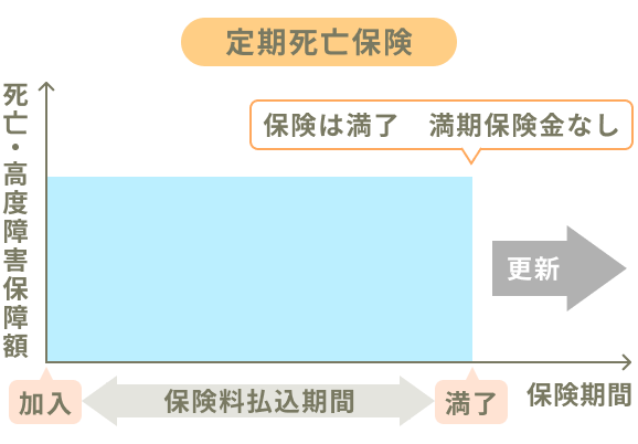 定期死亡保険のしくみ